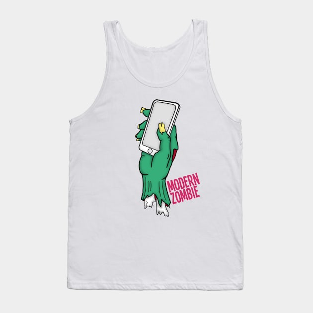 Modern Zombie Tank Top by ShiT